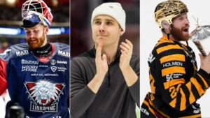 Marcus Högberg, Janne Kuokkanen och Oscar Lindberg gör upp om MVP-priset i SHL