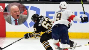 Efter skadan på Brad Marchand – Jim Montgomery till attack mot Sam Bennett