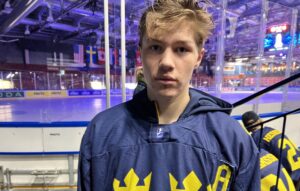 Leo Sahlin Wallenius spelar mest – av alla spelare i U18-VM