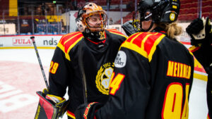 Anna Meixner och Klara Peslarova lämnar Brynäs