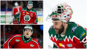 Frans Tuohimaa, Erik Borg och Pontus Johansson lämnar Frölunda