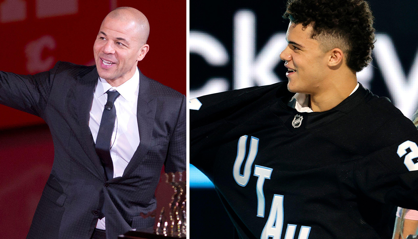 Tij Iginla skriver på sitt första NHL-kontrakt – i Utah