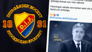 Djurgårdens sorg – tidigare ordföranden, Mats Larsson, har gått bort