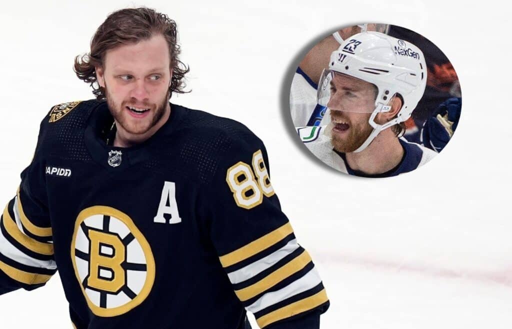 David Pastrnak och Elias Lindholm förväntas bli ett radarpar i Boston Bruins.