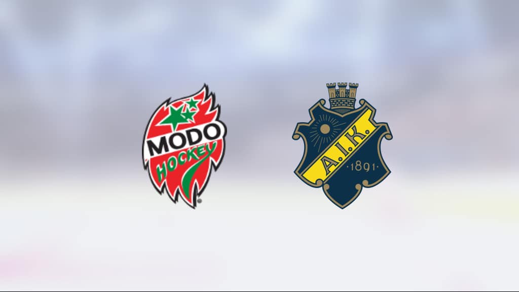 Modo J20 avgjorde tät match mot AIK i tredje perioden