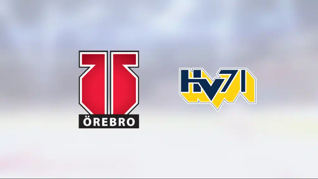 HV 71 ny serieledare efter seger mot Örebro Hockey J20