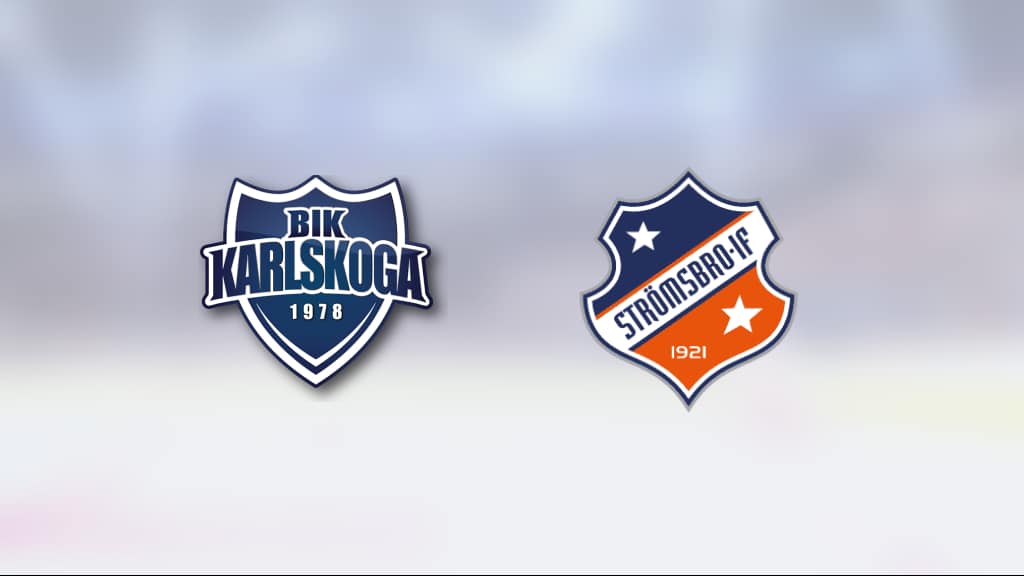 BIK Karlskoga nollade Strömsbro och vann med 3-0