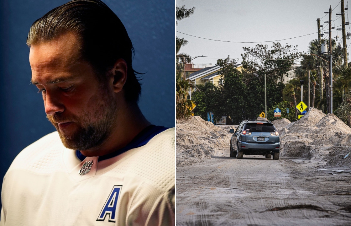 Hedman skänker miljonbelopp – efter orkanens förödelse