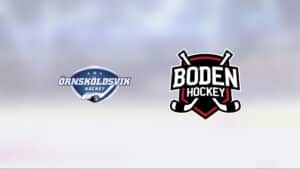 Stabil seger för Bodens HF – som nollade Örnsköldsvik Hockey