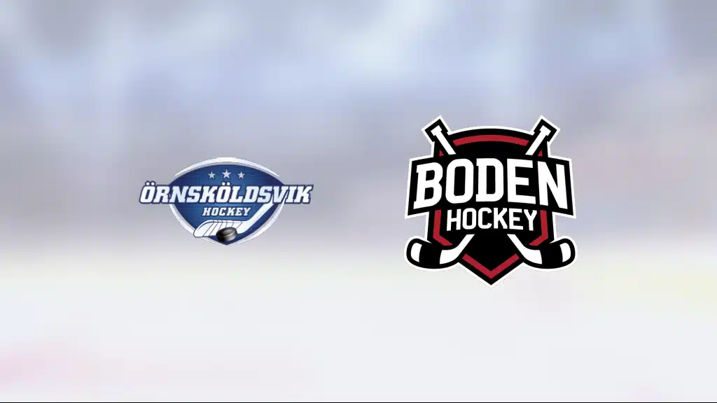 Stabil seger för Bodens HF – som nollade Örnsköldsvik Hockey