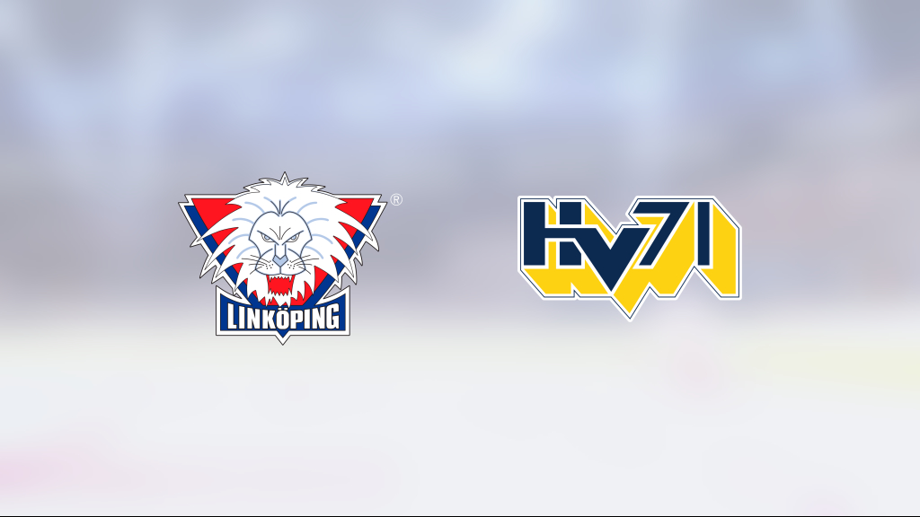 Två snabba mål i sista perioden avgjorde för Linköping mot HV 71