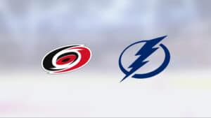 Tampa Bay vann med 4-1 mot Carolina