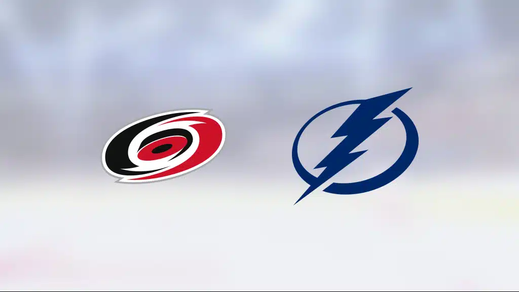 Tampa Bay vann med 4-1 mot Carolina