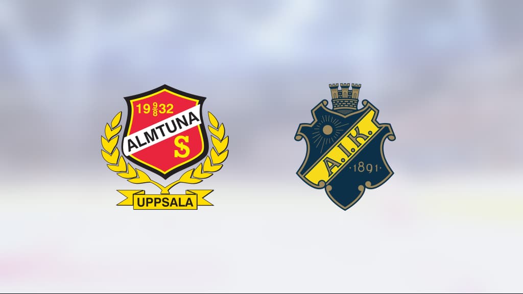 Fem raka segrar för AIK – efter 3-1 mot Almtuna