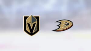 Tre poäng till Vegas efter avgörande i slutperioden mot Anaheim Ducks