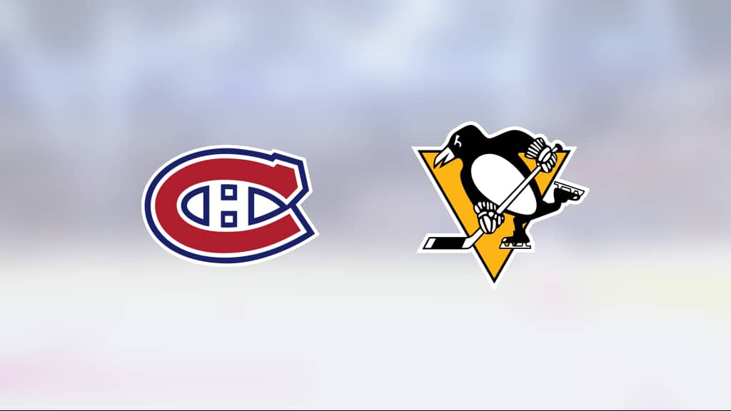 Ryck i sista perioden avgjorde för Pittsburgh borta mot Montreal