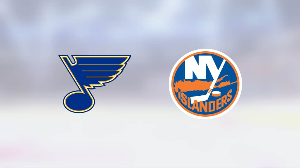 Tre poäng för St Louis hemma mot NY Islanders