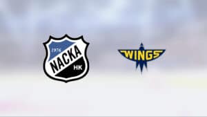 Nacka avgjorde tät match mot Wings Arlanda i tredje perioden