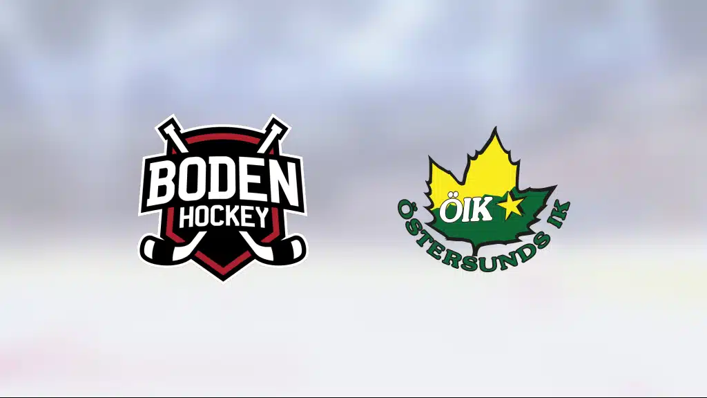 Östersund vann mot Boden – Julian Forsberg blev matchvinnare