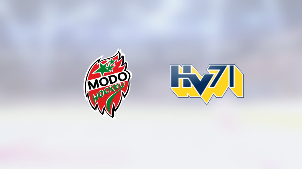 Adela Sapovalivova tvåmålsskytt när Modo vann mot HV 71