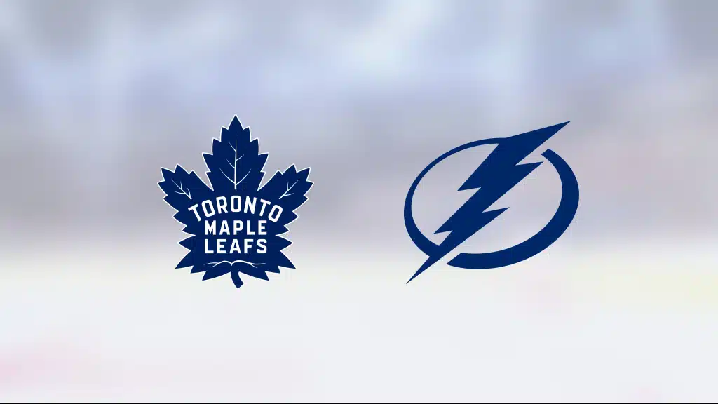 William Nylander gjorde två mål när Toronto vann mot Tampa Bay