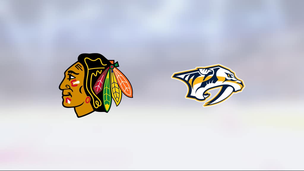 Nashville avgjorde i sista perioden och vann mot Chicago