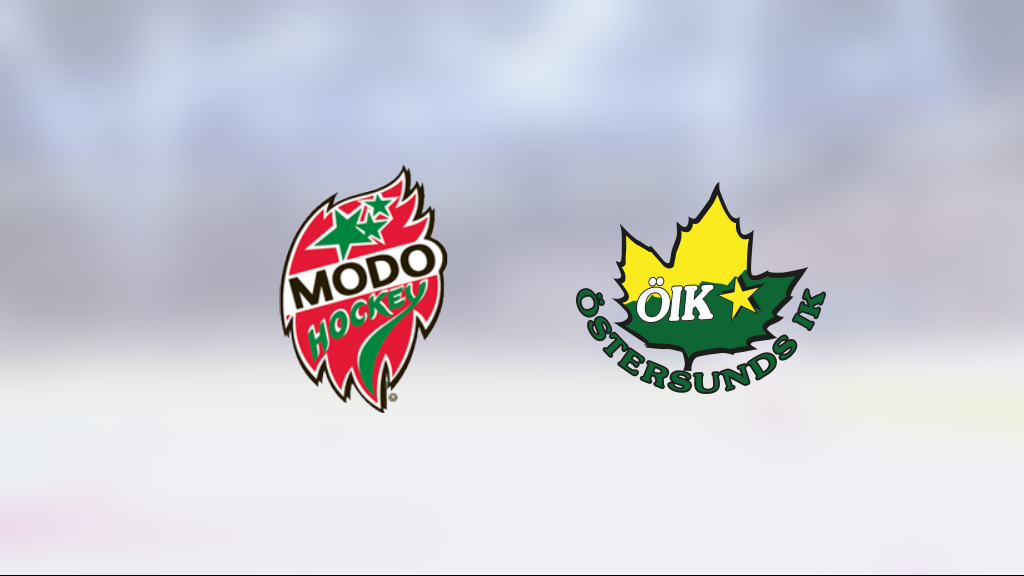 Östersund föll i förlängningen mot Modo Hockey J18