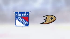 NY Rangers avgjorde i tredje perioden mot Anaheim Ducks