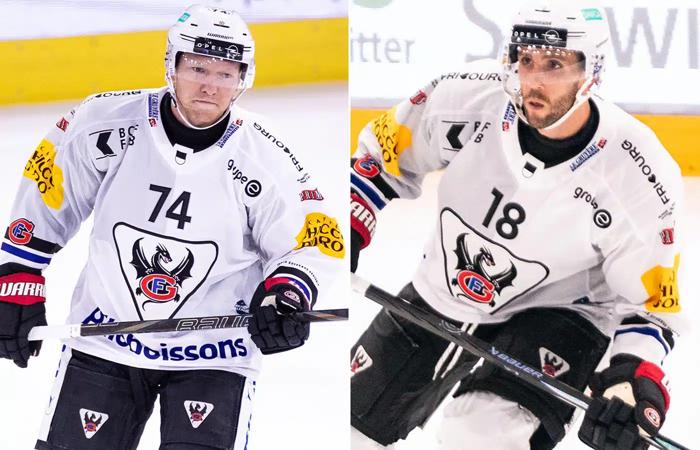 Andreas Borgman, Ryan Gunderson, Fribourg-Gottéron.