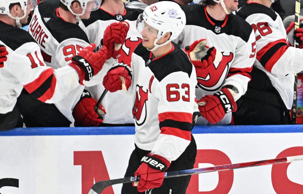 Jesper Bratt, New Jersey Devils.