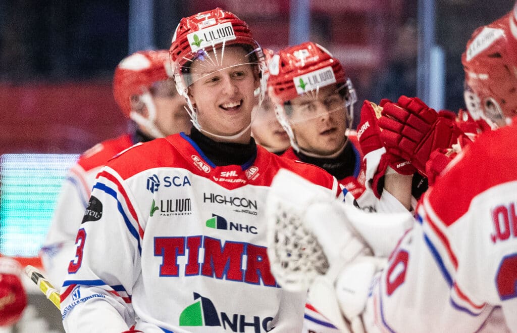 Viggo Gustafsson, första SHL-mål, Timrå.