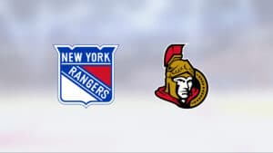 NY Rangers knep segern i målmässigt jämn match mot Ottawa