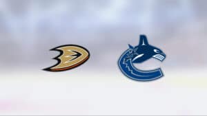 Vancouver segrare borta mot Anaheim Ducks