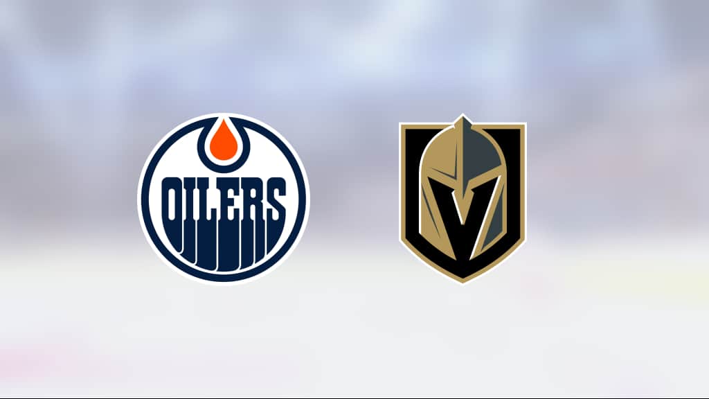 Vegas ny serieledare efter seger mot Edmonton