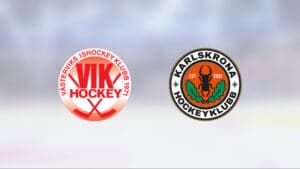 Karlskrona ny serieledare efter 3-2 mot Västervik