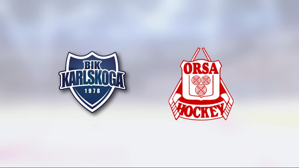 Formstarka BIK Karlskoga J20 vann mot Orsa