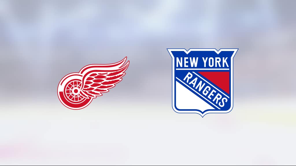 Stark defensiv när NY Rangers vann mot Detroit