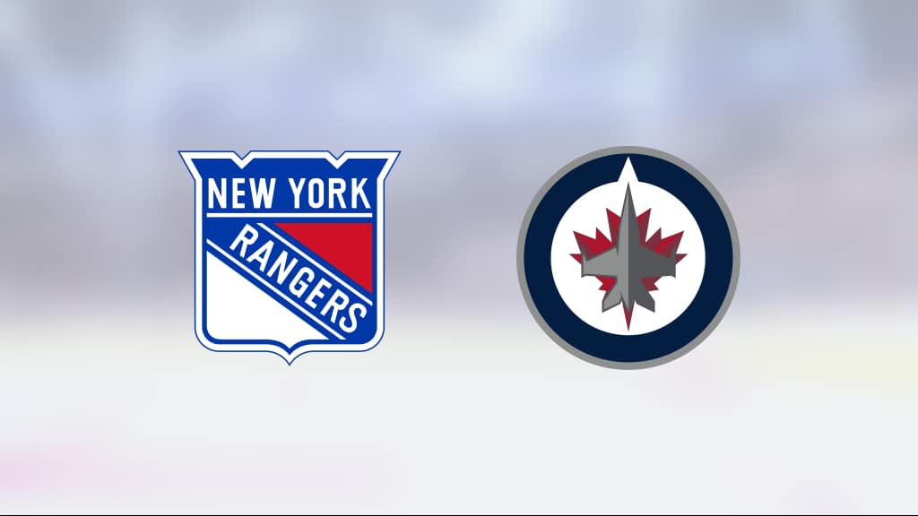 Formstarka Winnipeg vann mot NY Rangers