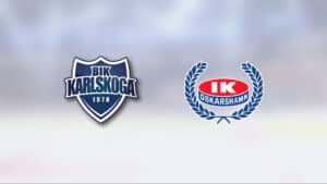 Bik Karlskoga avgjorde tät match mot Oskarshamn i tredje perioden