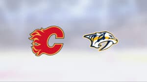 Calgary avgjorde tät match mot Nashville i tredje perioden