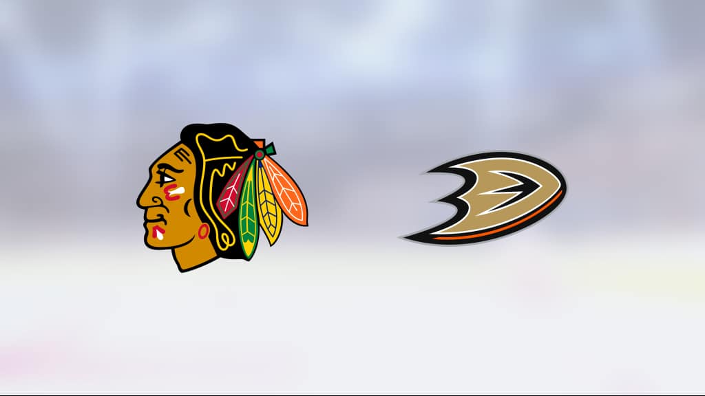 Knapp seger för Anaheim Ducks på bortaplan mot Chicago