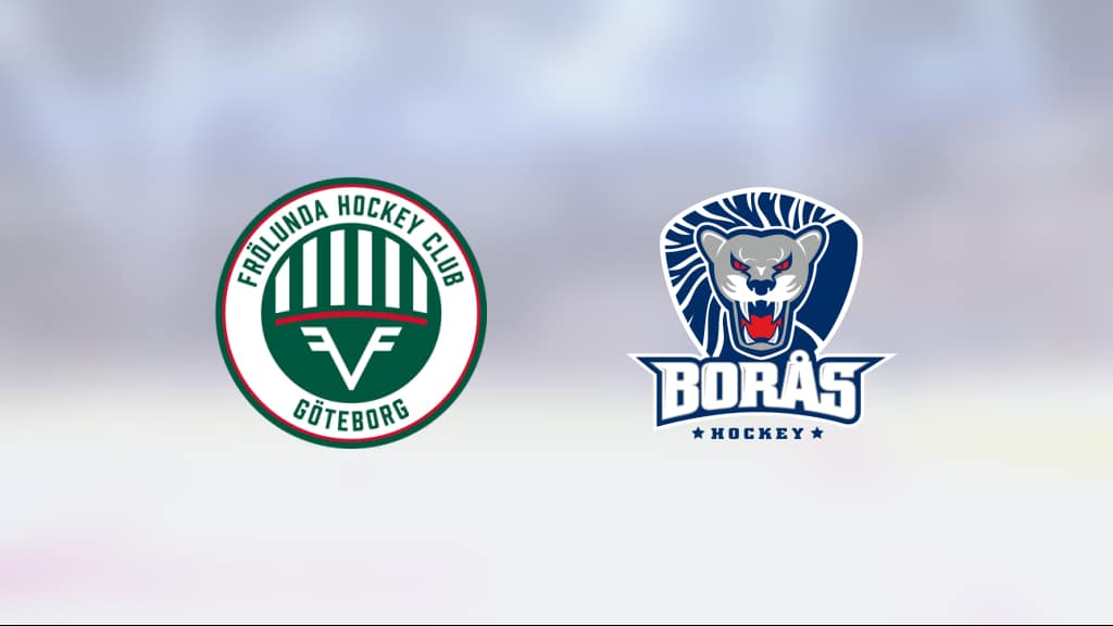 Segersviten fortsätter för Frölunda efter vinst mot Borås