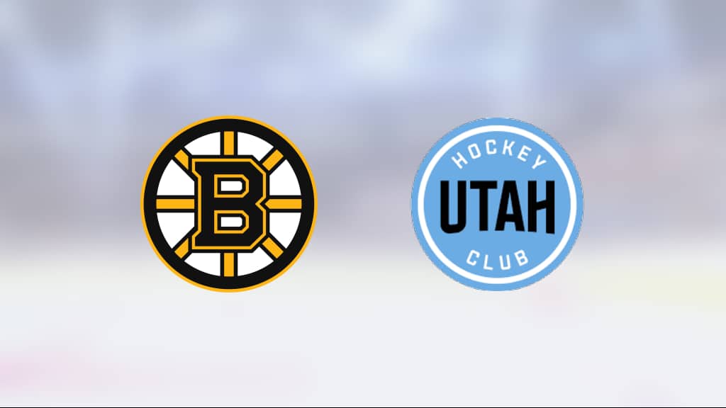 Boston vann mot Utah efter mål av Elias Lindholm