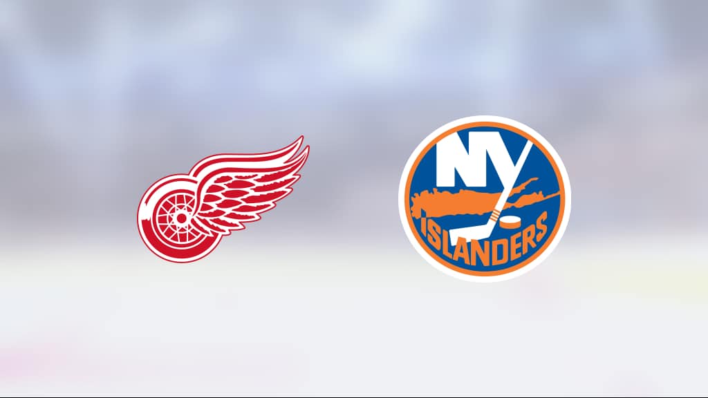 Tre poäng för Detroit hemma mot NY Islanders