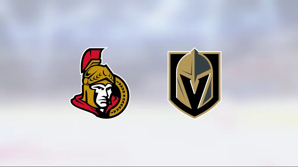 Vegas knep segern i målmässigt jämn match mot Ottawa