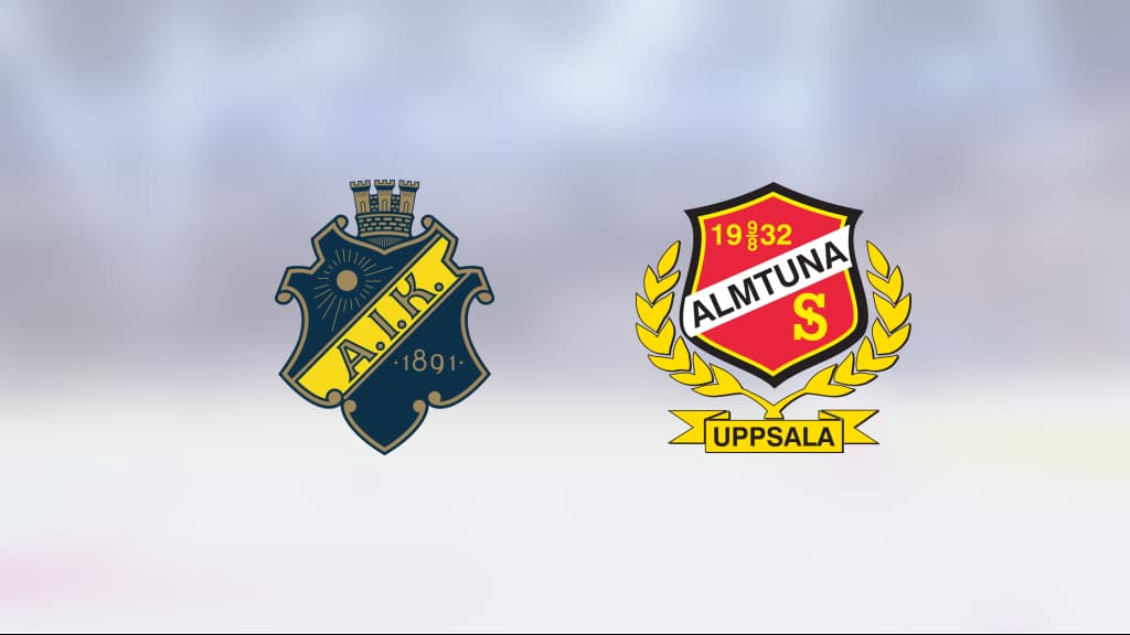 AIK fortsätter vinna på hemmaplan – slog Almtuna med 7-3