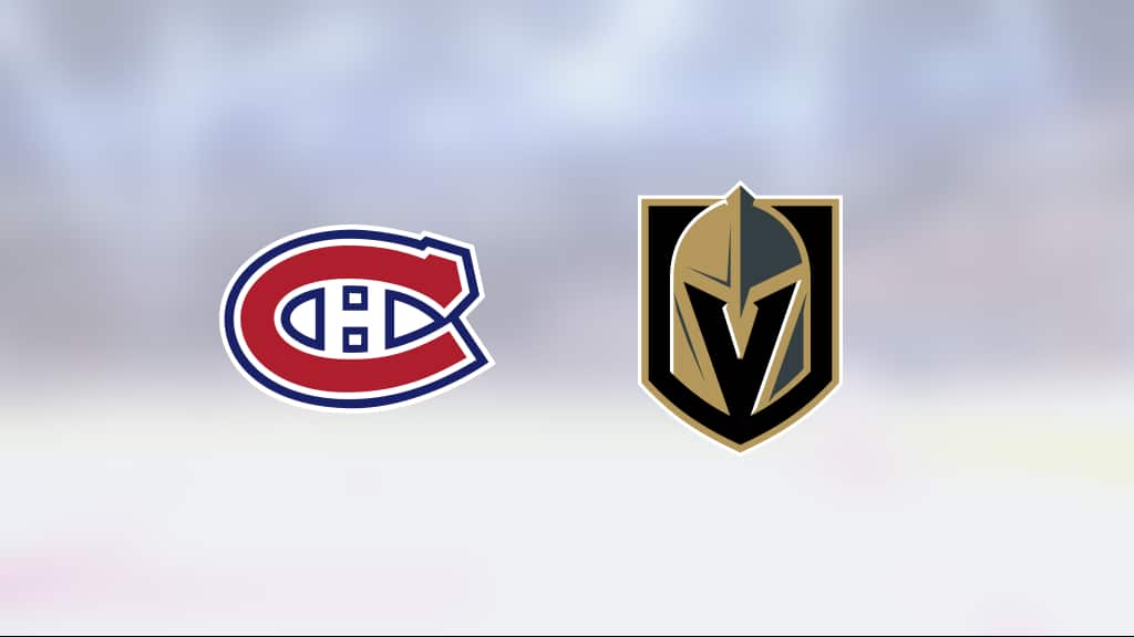 Vegas vann med 6-2 mot Montreal