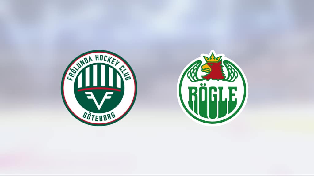 Knapp seger för Rögle på bortaplan mot Frölunda