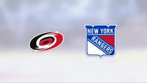 Carolina toppar tabellen efter seger mot NY Rangers