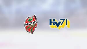 HV 71 avgjorde i tredje perioden mot Modo Hockey